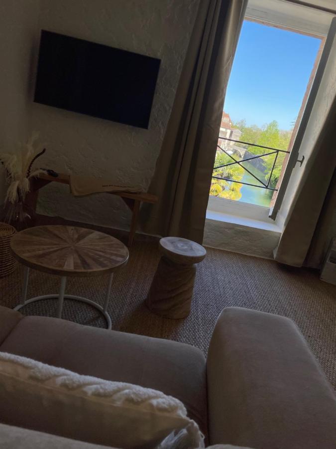 Studio Au Moulin " La Plage " Vue Unique Sur La Petite Venise Dole Exteriör bild